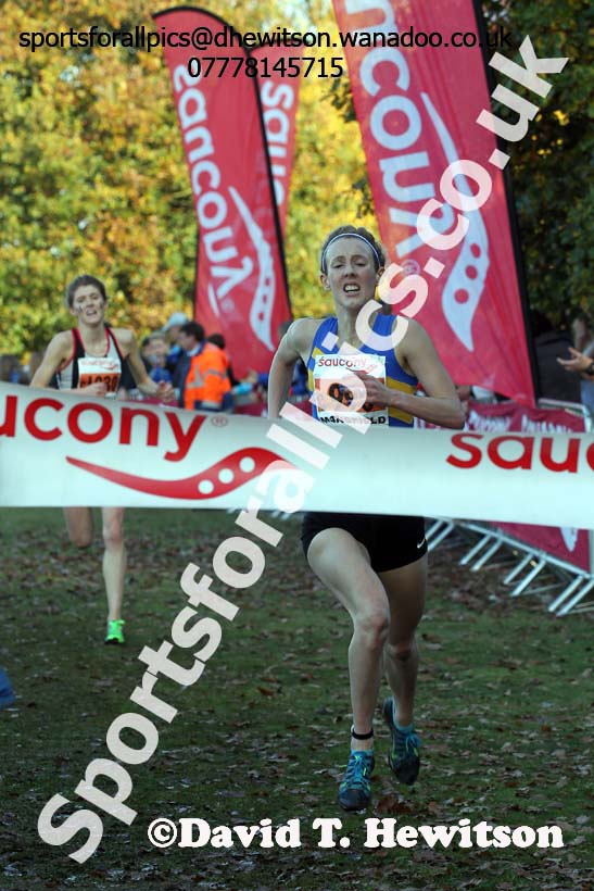 Senior women, National Cross Country Relays, Berry Park, Mansfield. Photo: David T. Hewitson/Sports for All Pics